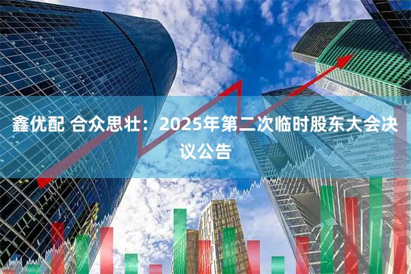 鑫优配 合众思壮：2025年第二次临时股东大会决议公告