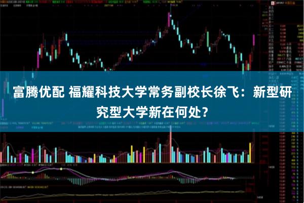 富腾优配 福耀科技大学常务副校长徐飞：新型研究型大学新在何处？