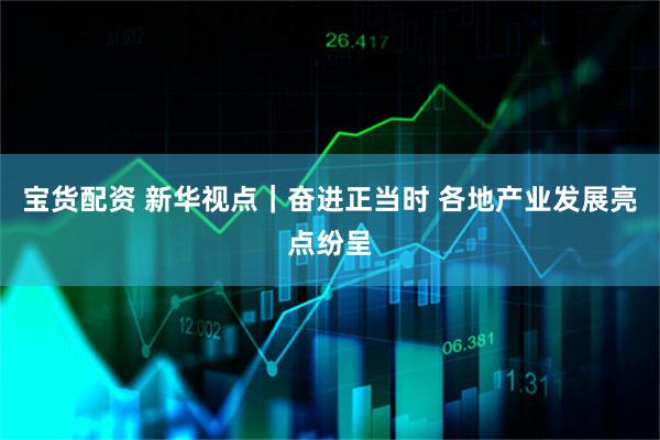 宝货配资 新华视点｜奋进正当时 各地产业发展亮点纷呈