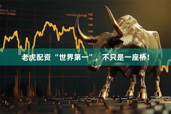 老虎配资 “世界第一”，不只是一座桥！